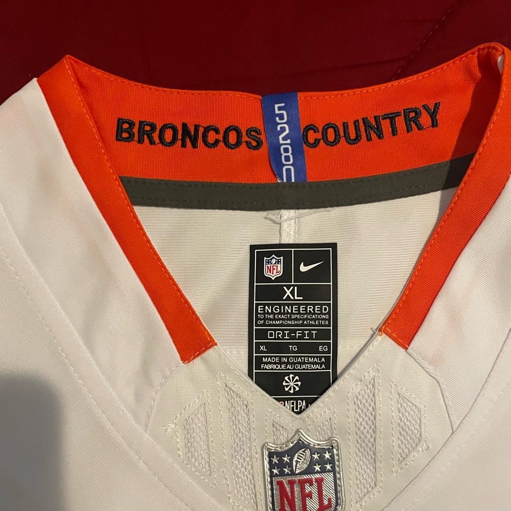 Men's Nike Bo Nix  Denver Broncos  Jersey - Picture 3 of 6